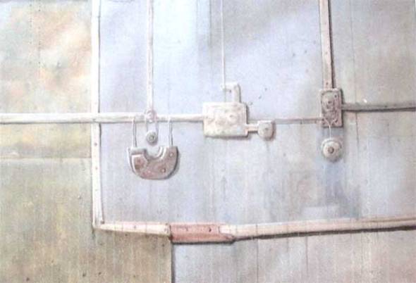 Serie RemiendosAcrílico sobre lienzoTamaño 50x60 cm