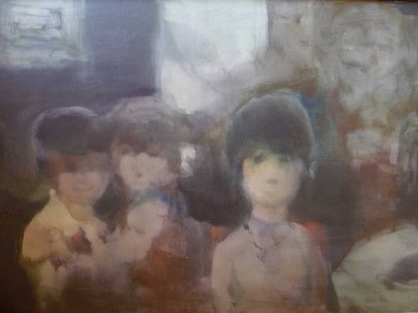 Cuadro hermano de otro premiado en Sagunto.Óleo y veladuras. Tamaño 50x60cm