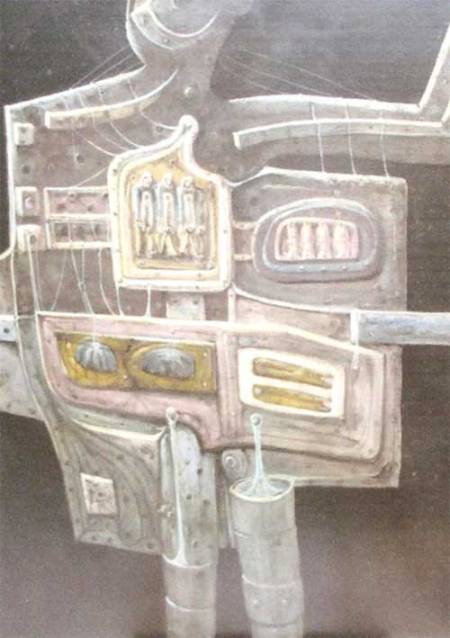 El personaje Acrílico sobre tablex Tamaño 60x60 cm