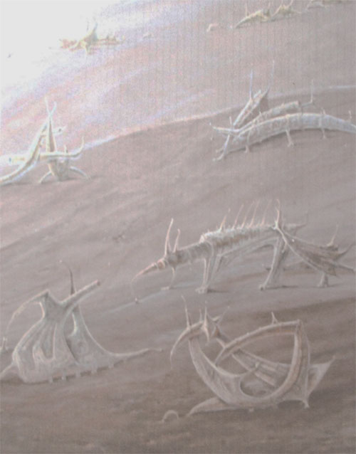 Serie parques- Bichos. (imaginación)Acrílico sobre lienzo. Tamaño 195x162cm