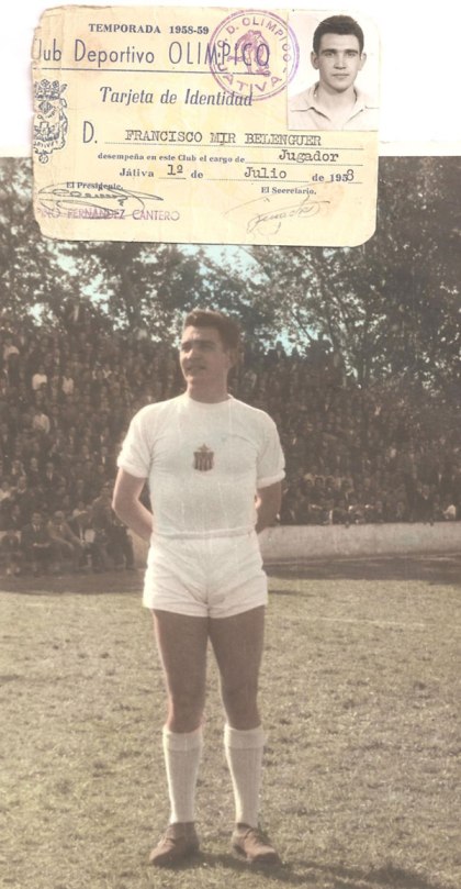 Fran Mir Belenguer en el Olímpico de Xàtiva.Año 1958