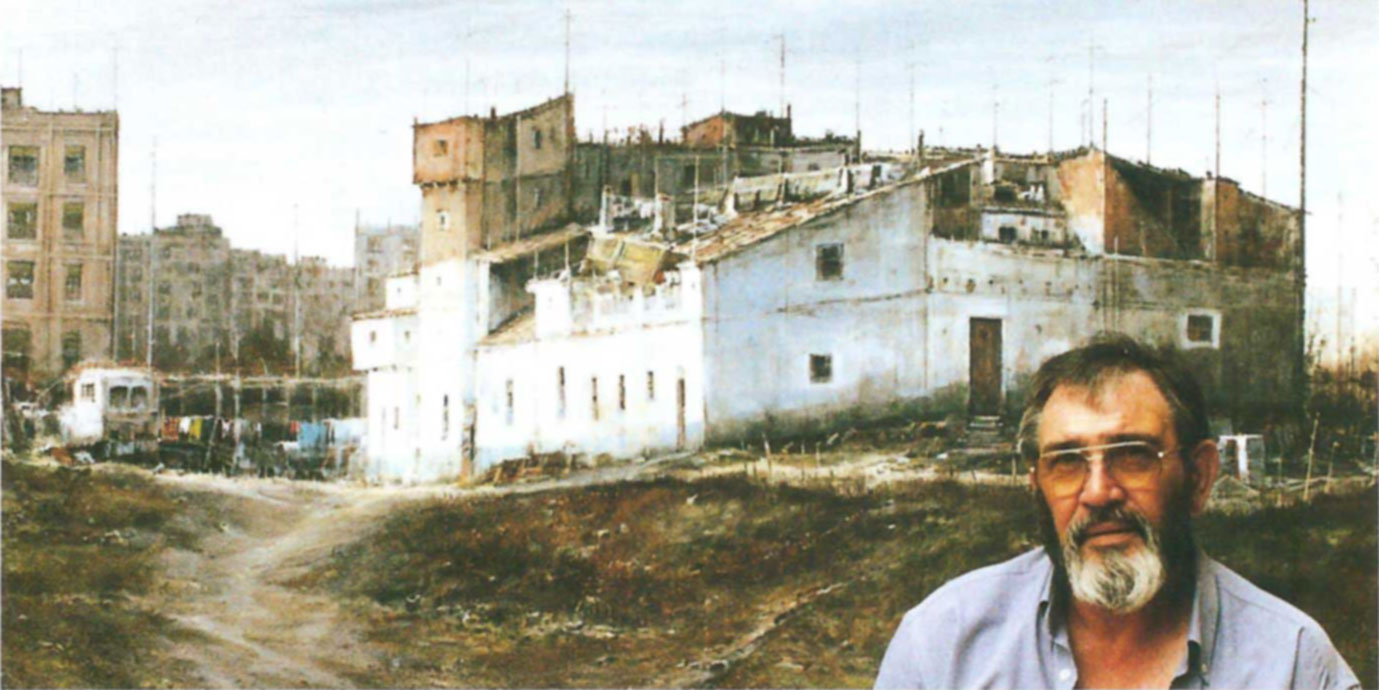 Cuadro Acrílico Barrio de Aldaya- Pintor Mirbelenguer